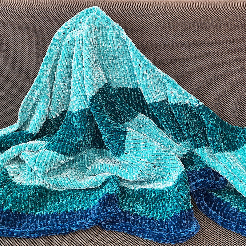 La Sousirs qui tricote - Châle 40 ans