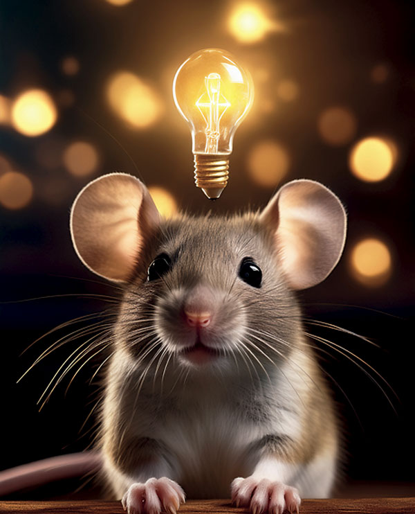 La Souris qui tricote - Souris idée