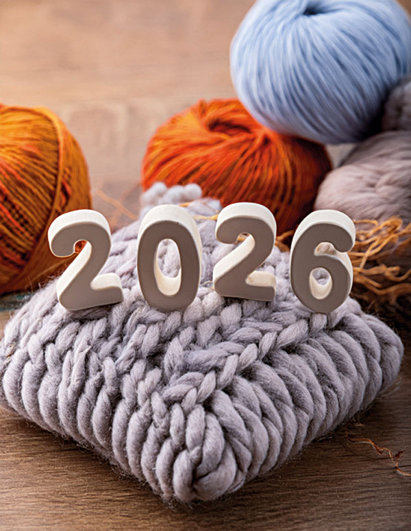 Bonne année 2026 - La Souris qui tricote