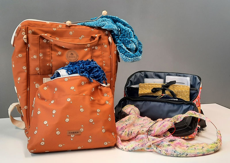 Sac à tricot - La Souris qui tricote